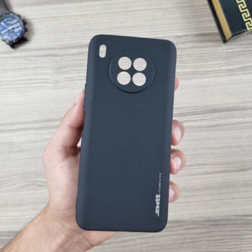 Honor 50 Lite - Coque en Silicone Noir Originale SIMEITU