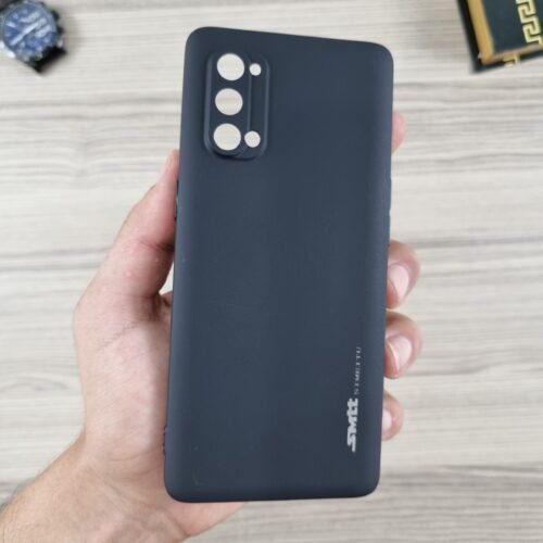 Oppo Reno 4 Pro - Coque en Silicone Noir Originale SIMEITU