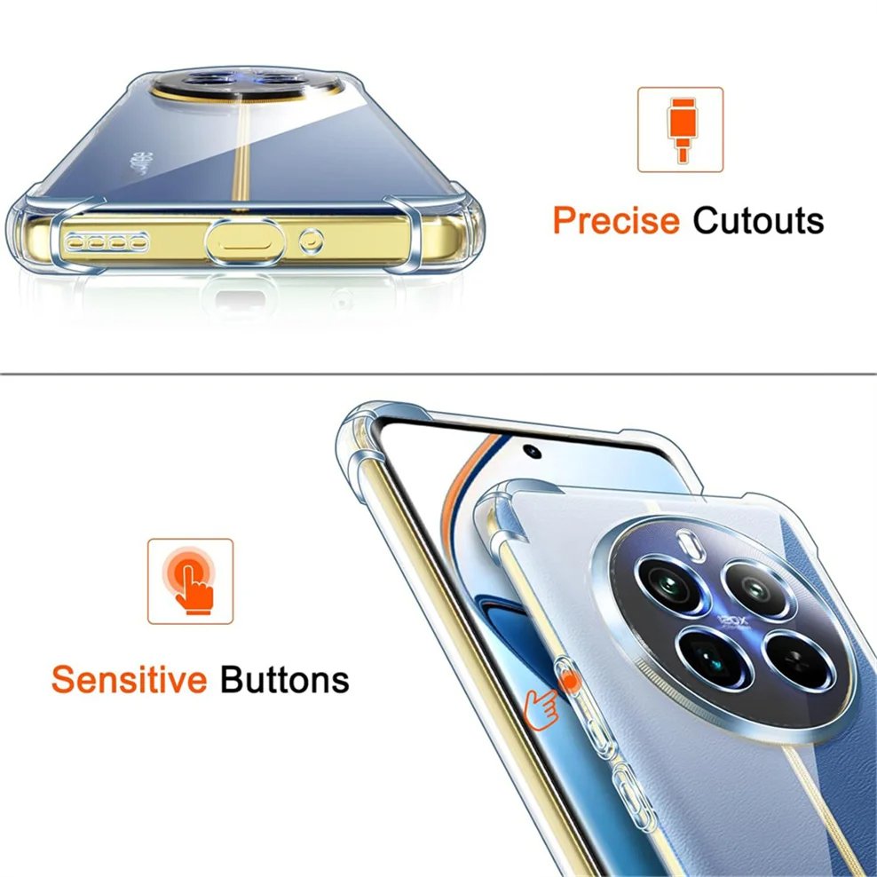 Realme 12 Pro | 12 Pro+ - Coque Transparente SIMEITU