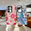 Galaxy A35 - Coque En Silicone Supérieure avec Dos effet Peinture à l'huile Florale