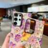 Galaxy A35 - Coque En Silicone Supérieure avec Dos effet Peinture à l'huile Florale
