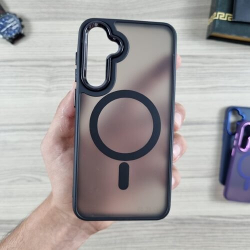 Galaxy S24 Fe - Coque Fumée Magsafe à Bordures mat