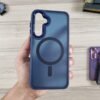 Galaxy S24 Fe - Coque Fumée Magsafe à Bordures mat