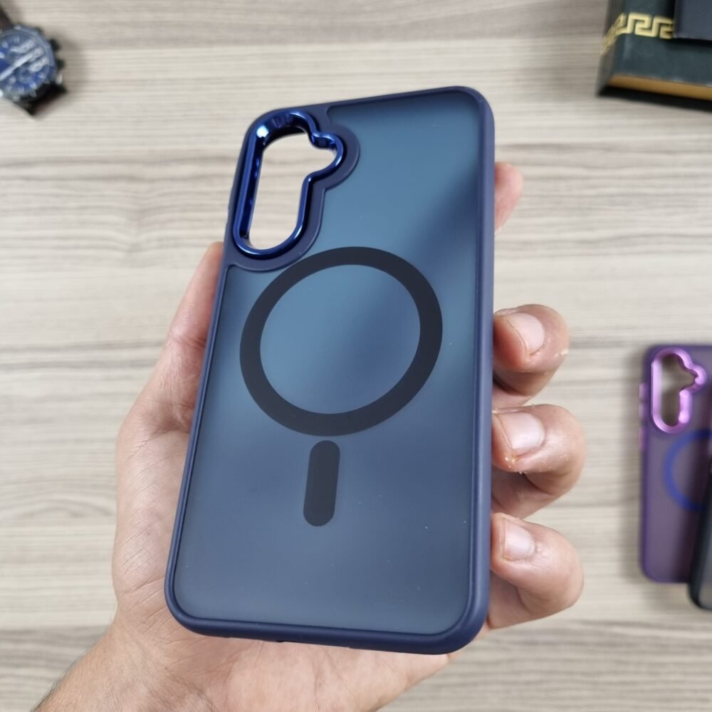 Galaxy S24 Fe - Coque Fumée Magsafe à Bordures mat