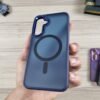 Galaxy S24 Fe - Coque Fumée Magsafe à Bordures mat