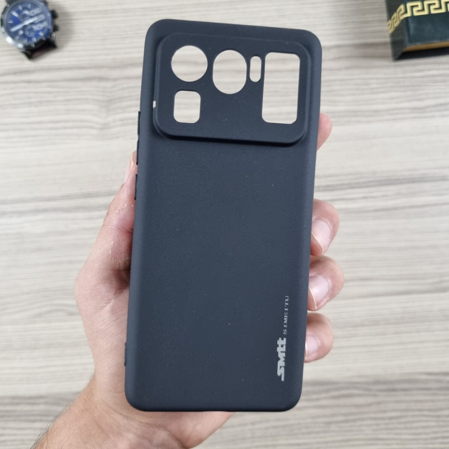 Xiaomi Mi 11 Ultra - Coque en Silicone Noir Originale SIMEITU
