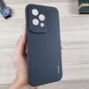 Honor 200 Lite - Coque en Silicone Noir Originale SIMEITU