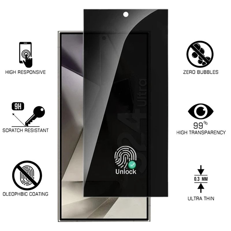 Galaxy S24 Ultra - Protection d'écran Anti-Espion en Verre ( Glass )