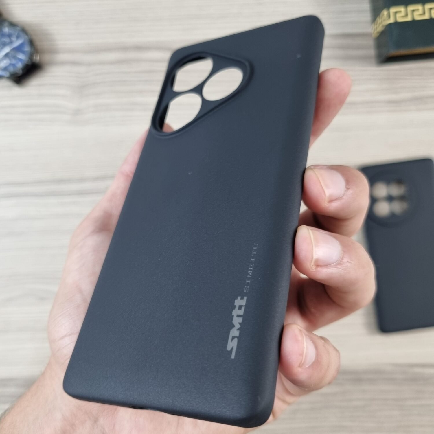 Realme GT Neo 6 SE / GT 6T / GT Neo 6 / GT  6- Coque en Silicone Noir Originale SIMEITU