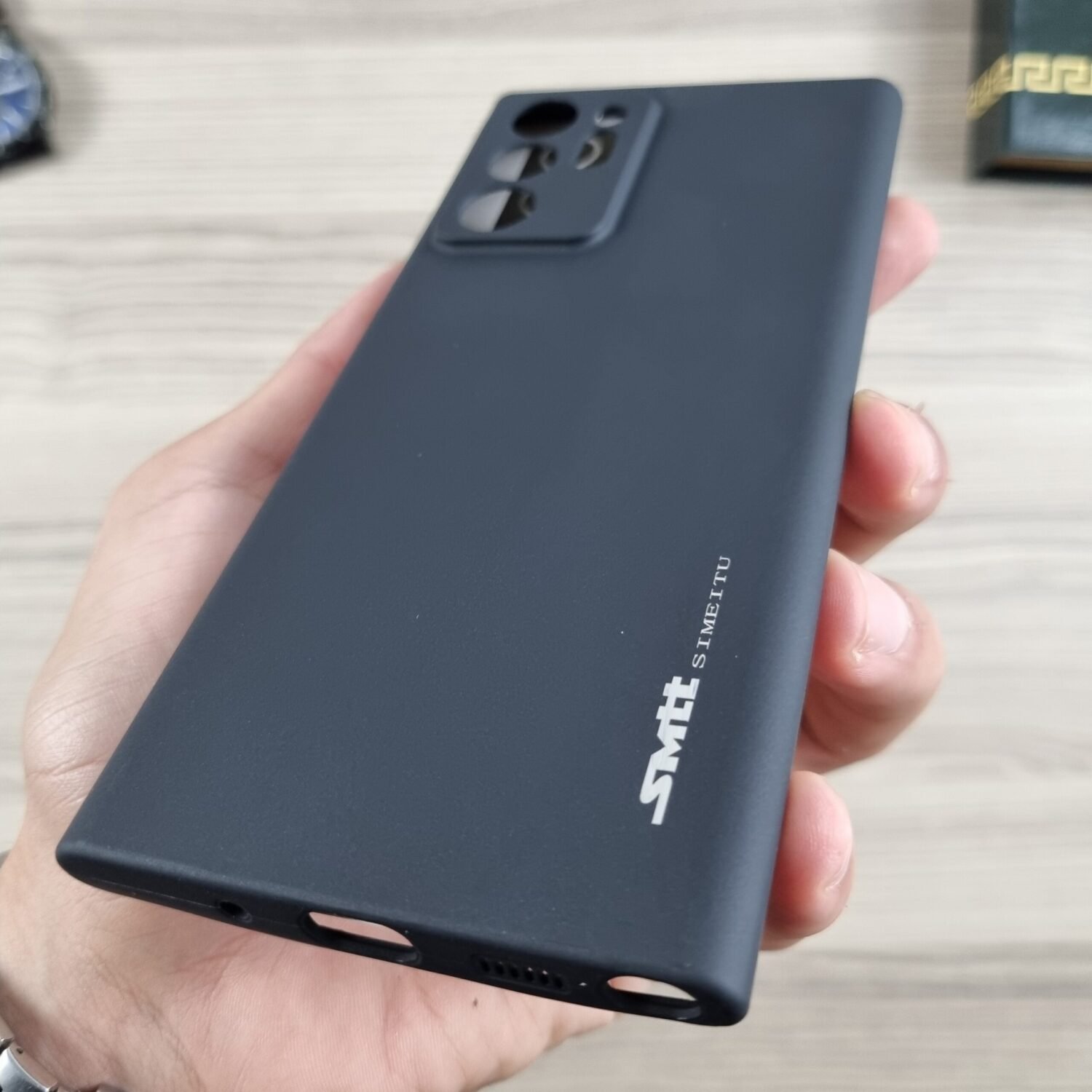 Galaxy Note 20 Ultra - Coque en Silicone Noir Originale SIMEITU