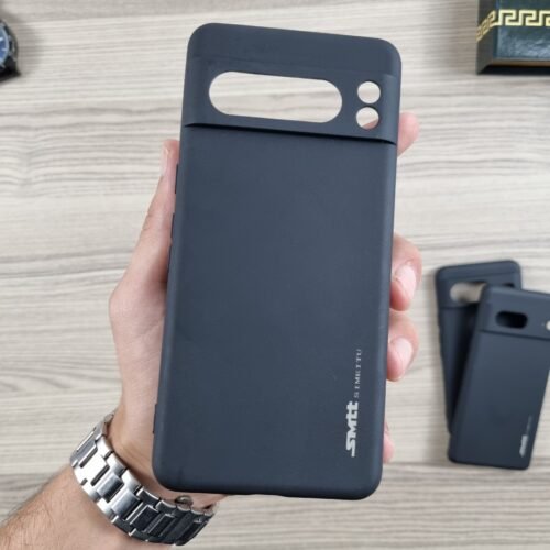 Pixel 8 Pro - Coque en Silicone Noir Originale SIMEITU