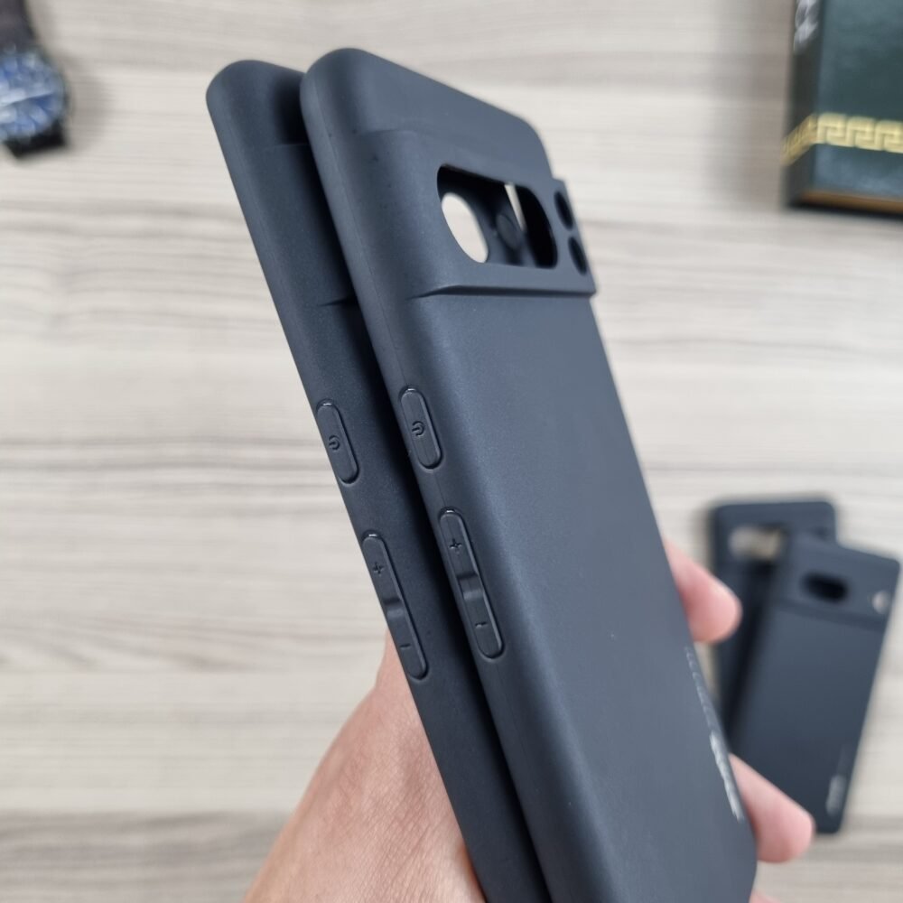 Pixel 8 - Coque en Silicone Noir Originale SIMEITU
