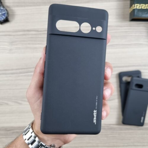 Pixel 7 Pro - Coque en Silicone Noir Originale SIMEITU V1