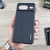 Pixel 8 - Coque en Silicone Noir Originale SIMEITU