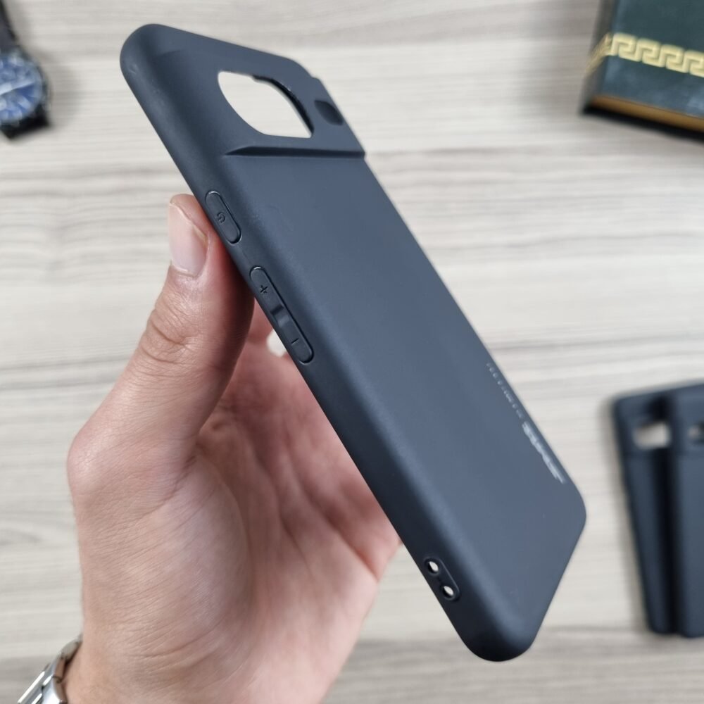 Pixel 8 - Coque en Silicone Noir Originale SIMEITU