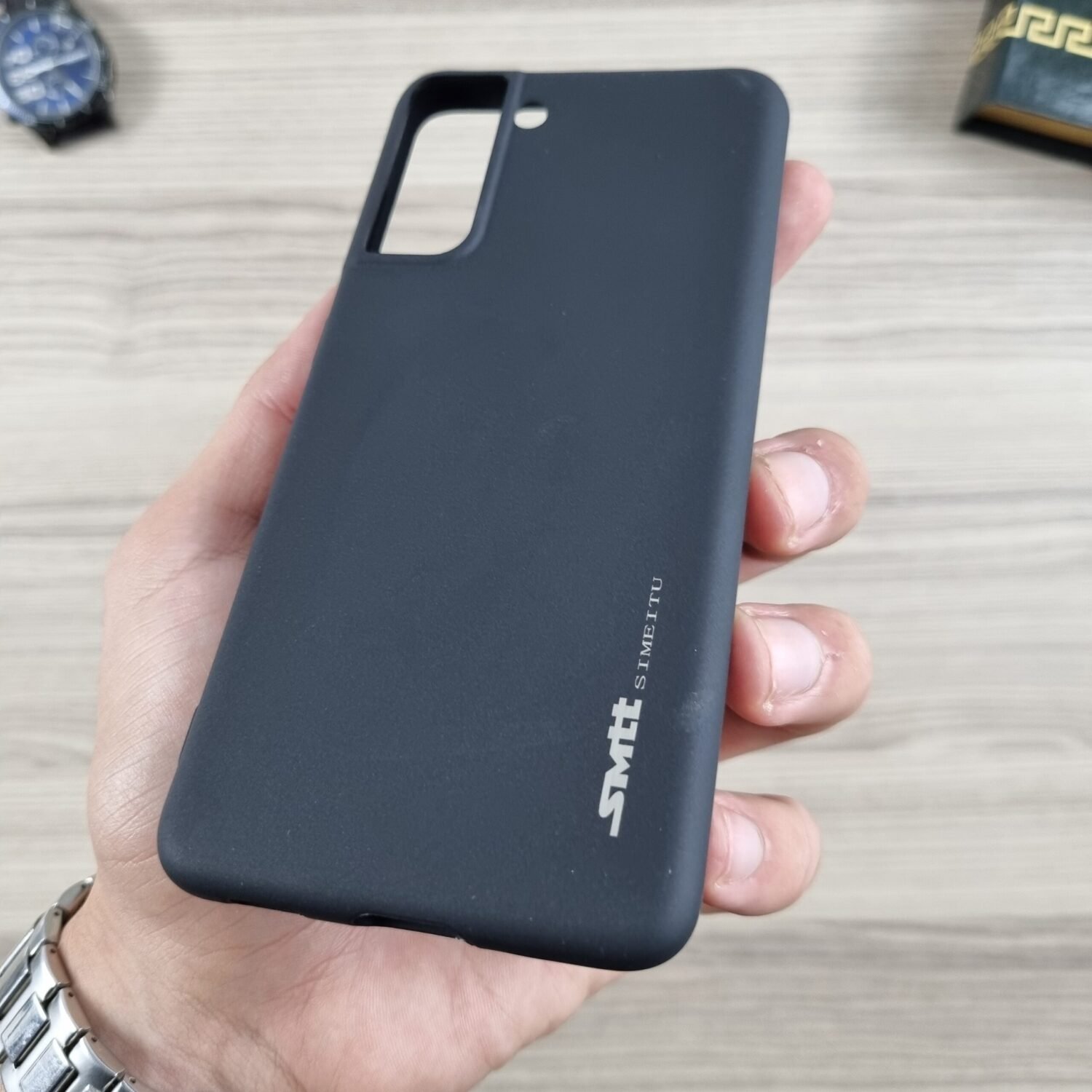 20241027_151746 Galaxy S21 - Coque en Silicone Noir Originale SIMEITU