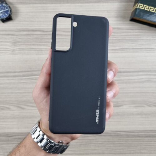 Galaxy S21 - Coque en Silicone Noir Originale SIMEITU