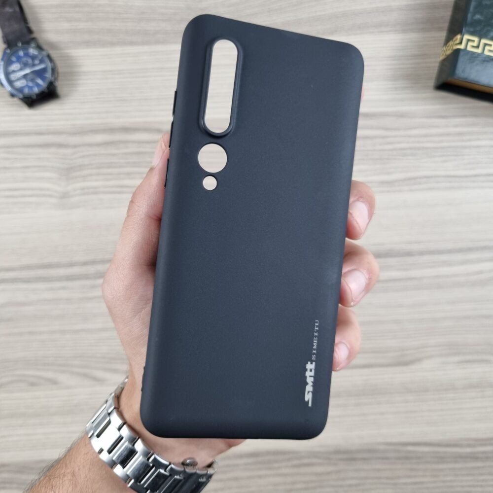 Xiaomi Mi 10 - Coque en Silicone Noir Originale SIMEITU