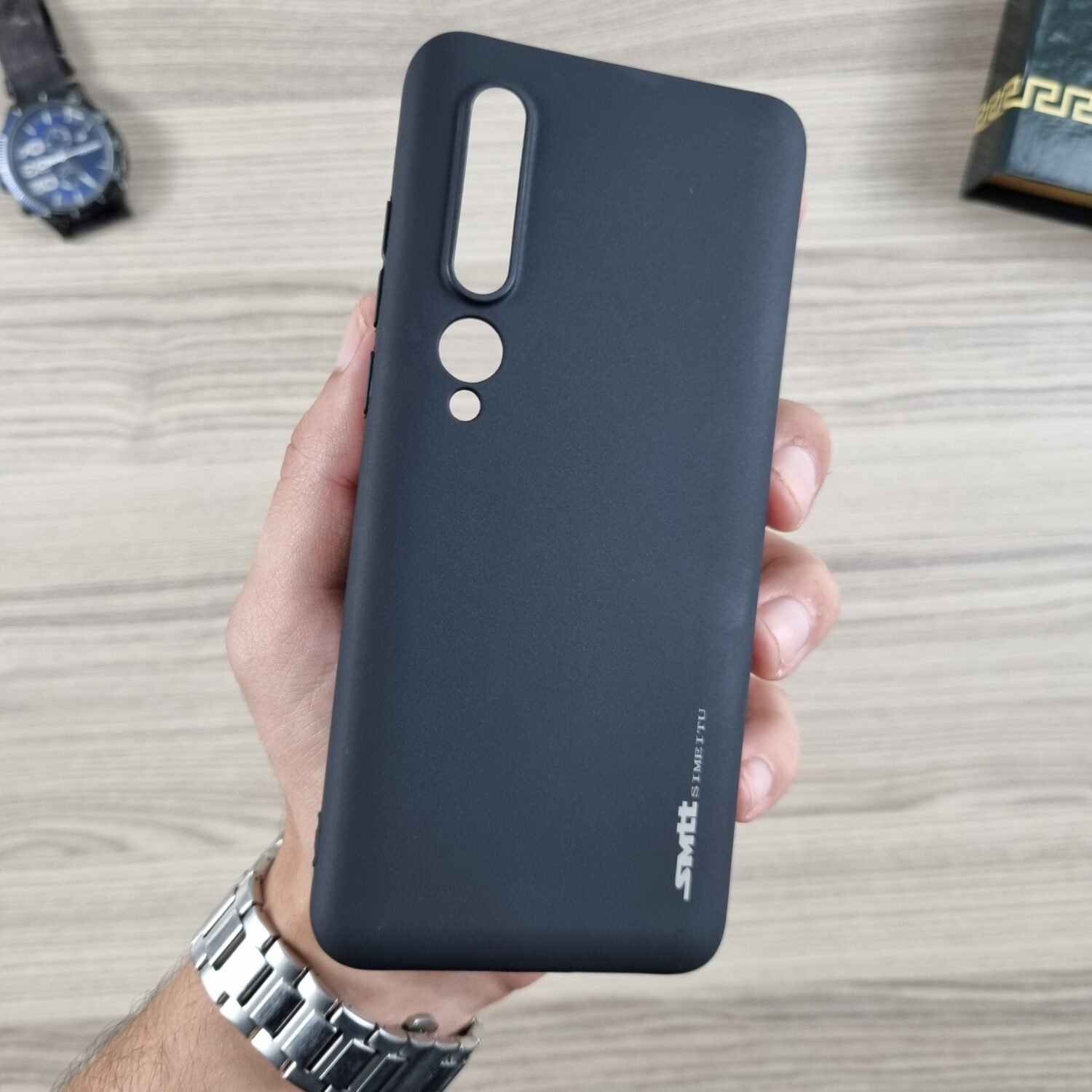 Xiaomi Mi 10 - Coque en Silicone Noir Originale SIMEITU