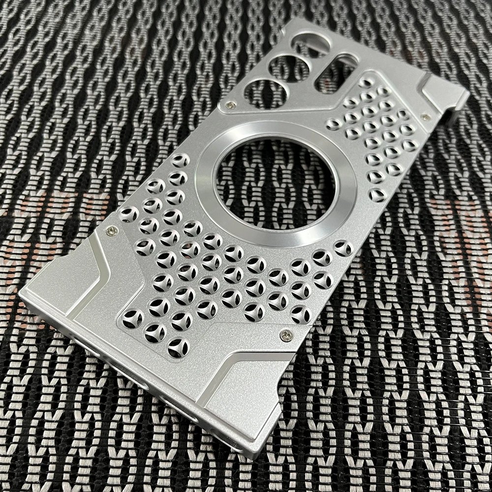 Galaxy S23 Ultra - Coque Magnétique en Aluminium avec Support Rotatif