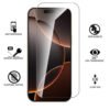 5 iPhone 17 Pro Max – Protection d'écran sans bordures noires Kuzoom Originale ( Borderless HD Glass )