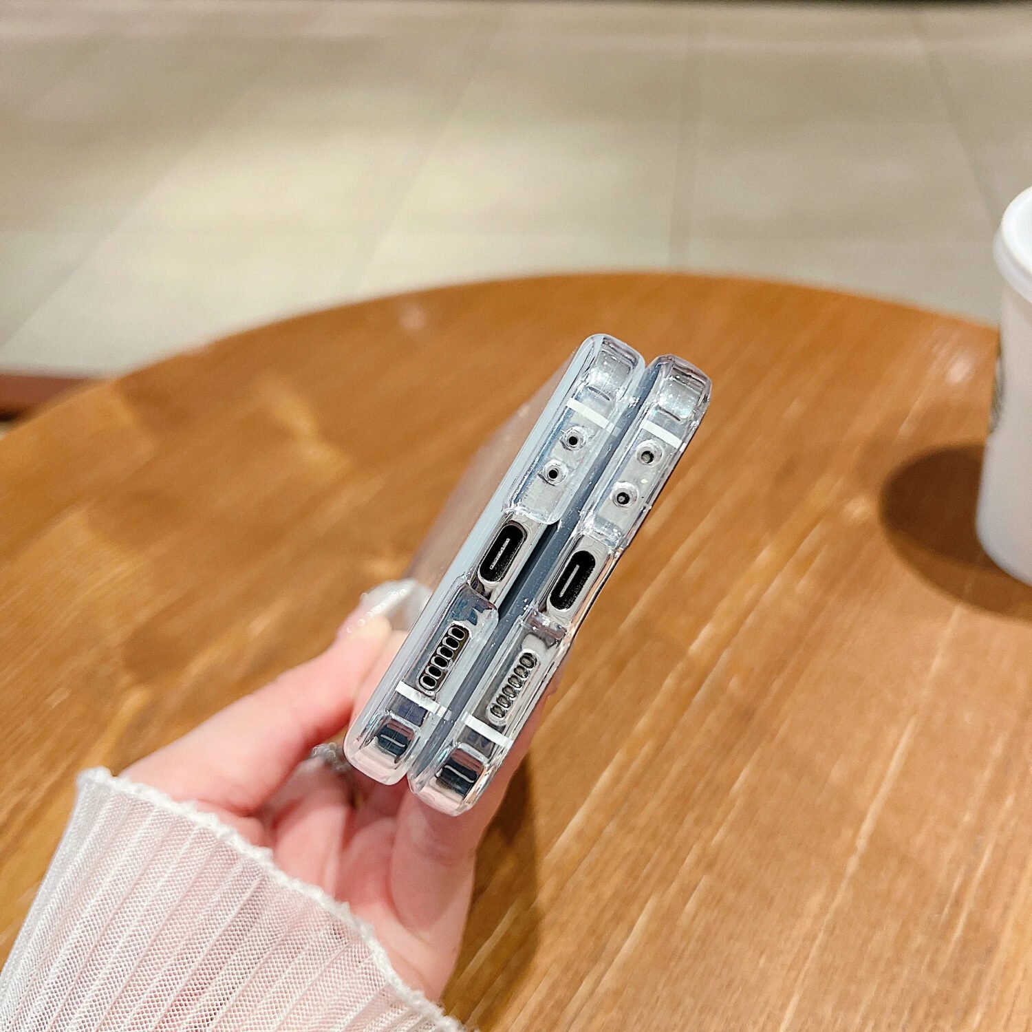 5 Galaxy Z Flip 6 - Coque Transparente en PC