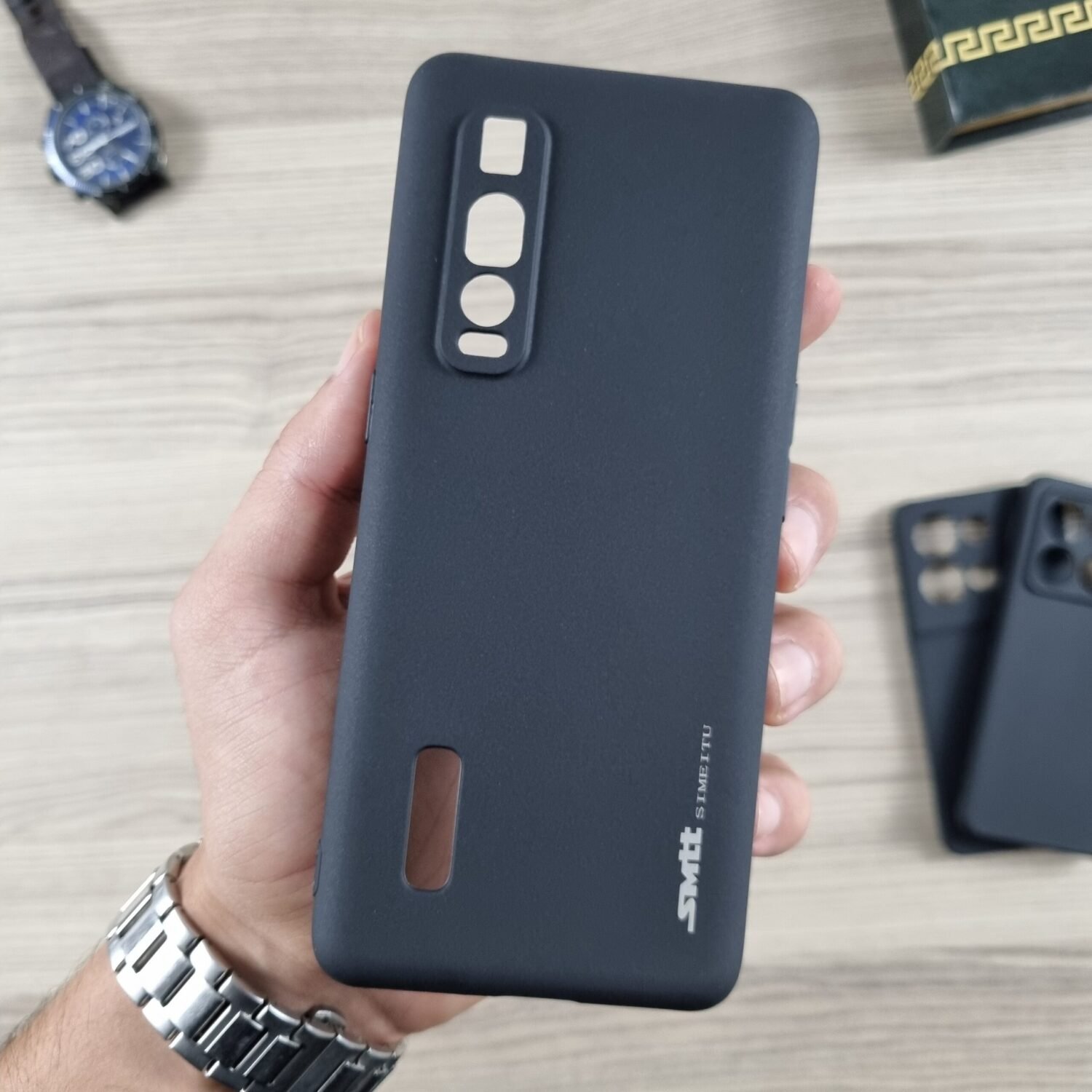 Oppo Find x2 Pro - Coque en Silicone Noir Originale SIMEITU