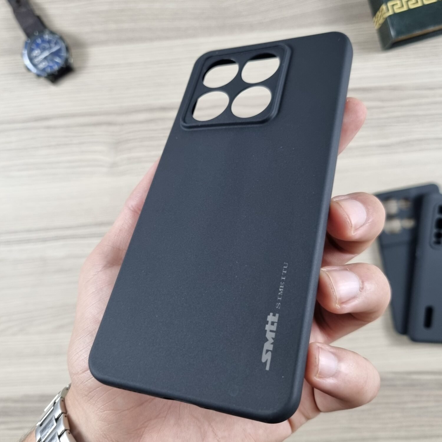Xiaomi Mi 14T  - Coque en Silicone Noir Originale SIMEITU