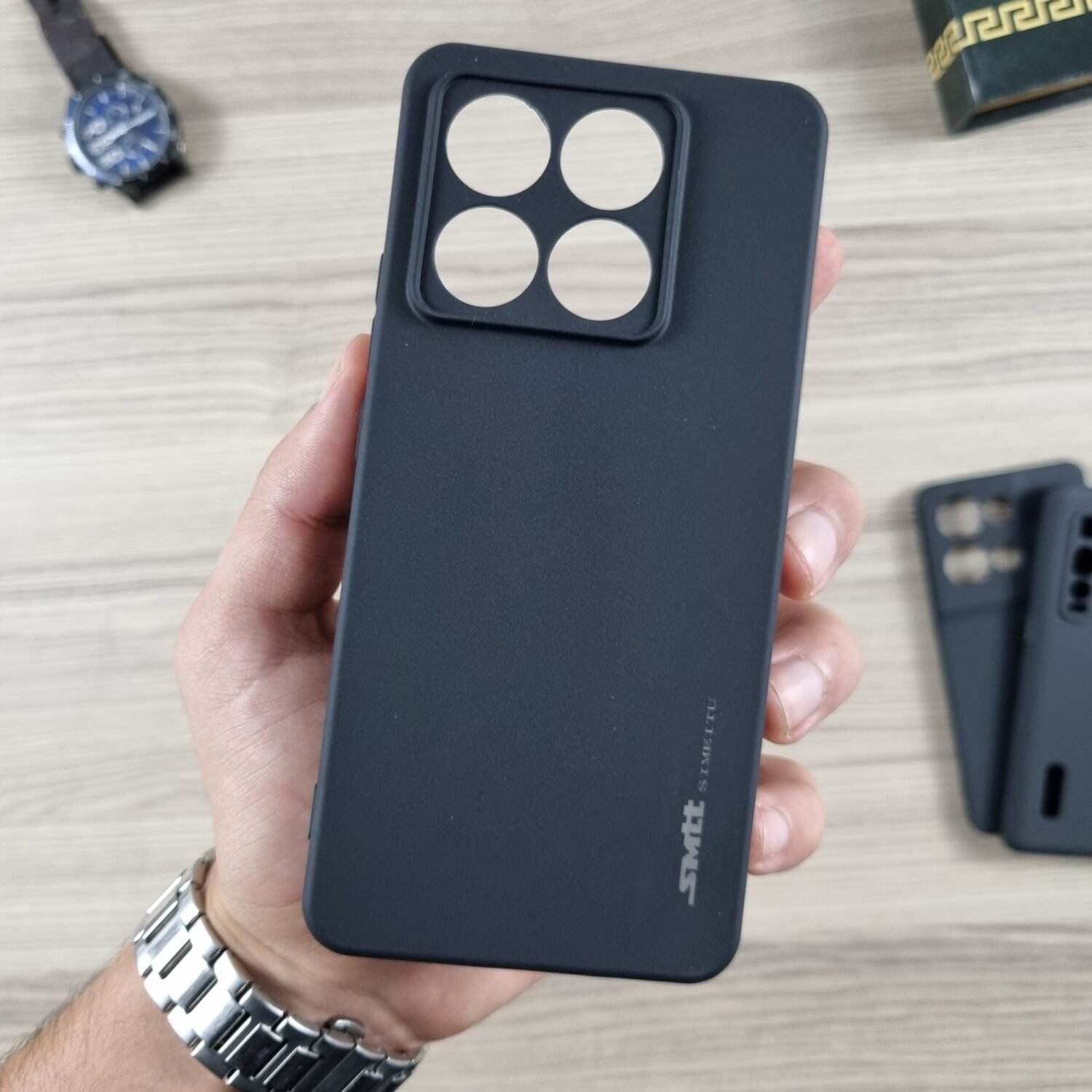 Xiaomi Mi 14T  - Coque en Silicone Noir Originale SIMEITU