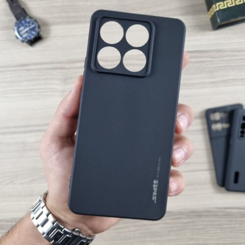 Xiaomi Mi 14T Pro  - Coque en Silicone Noir Originale SIMEITU