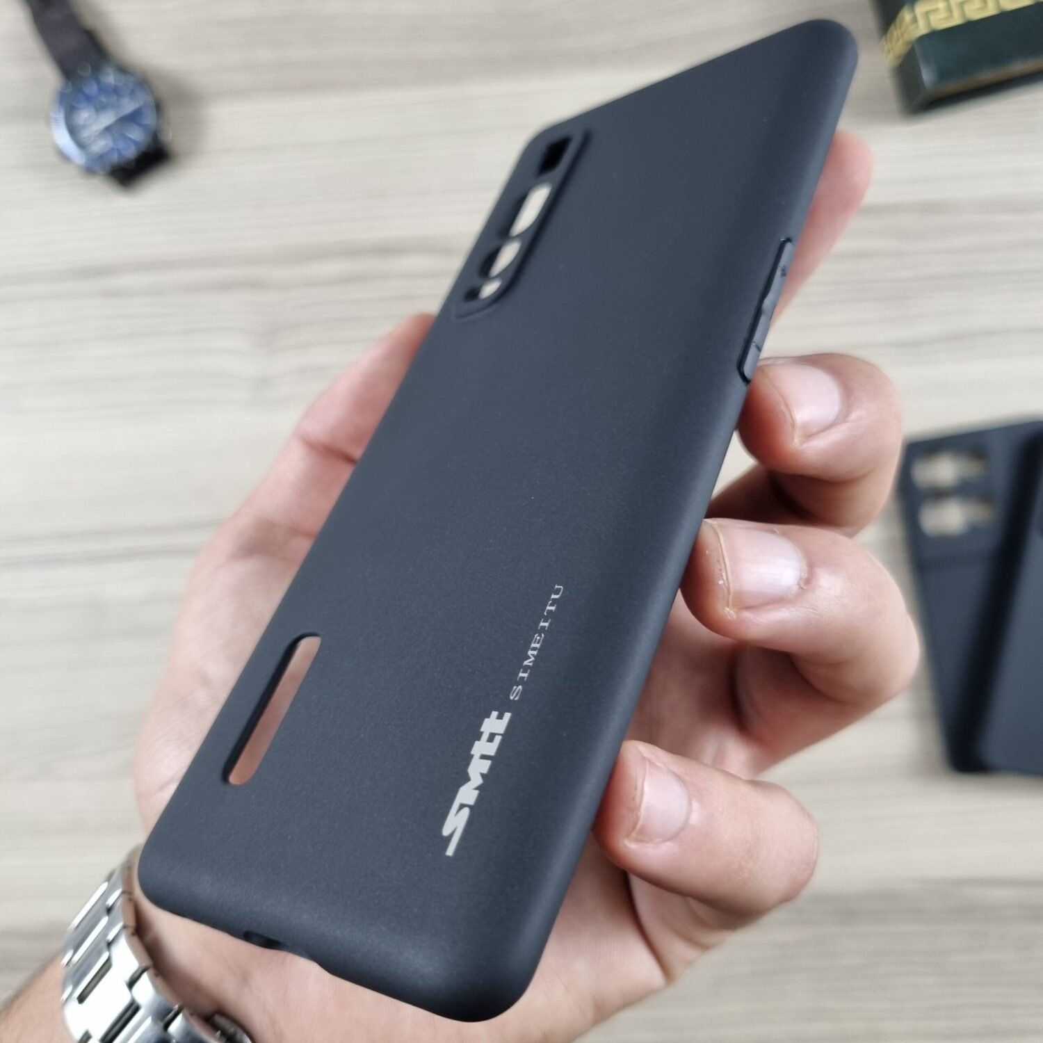Oppo Find x2 Pro - Coque en Silicone Noir Originale SIMEITU