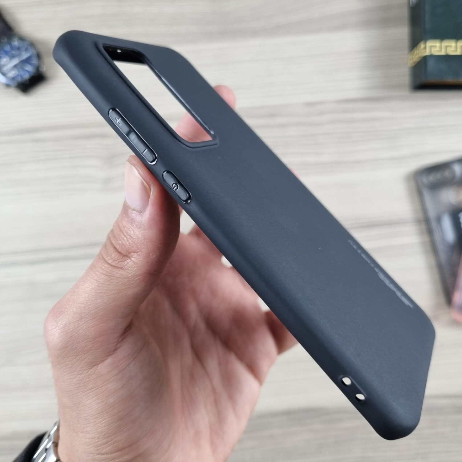 Huawei P40 Pro  - Coque en Silicone Noir Originale SIMEITU
