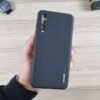 Huawei P20 Pro - Coque en Silicone Noir Originale SIMEITU
