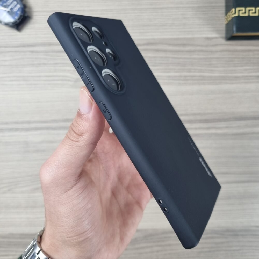 Galaxy S24 Ultra  - Coque en Silicone Noir Originale SIMEITU
