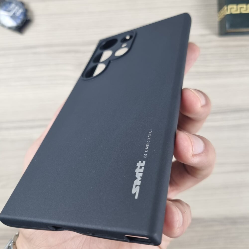 Galaxy S24 Ultra  - Coque en Silicone Noir Originale SIMEITU