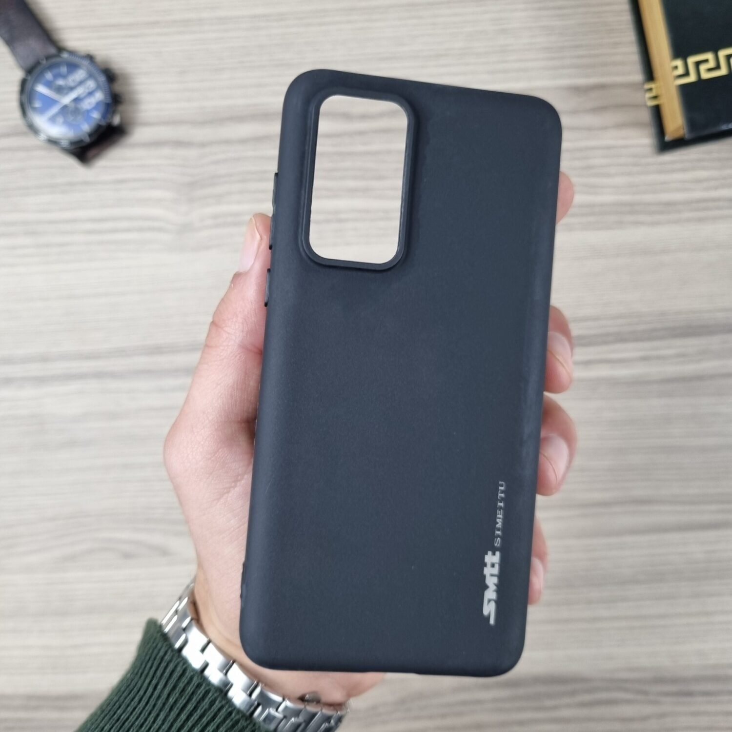Huawei P40   - Coque en Silicone Noir Originale SIMEITU