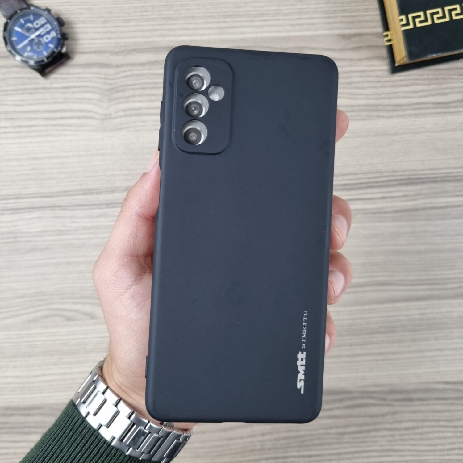 Galaxy M54 / F54- Coque en Silicone Noir Originale SIMEITU
