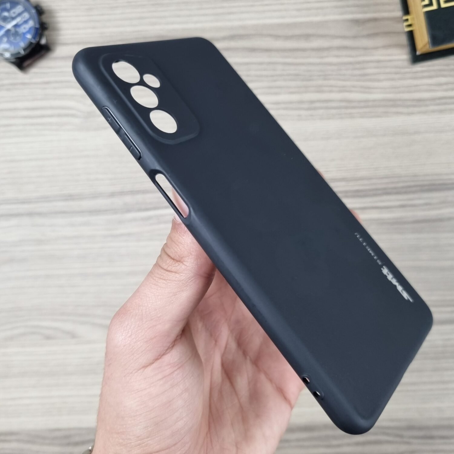 Galaxy M54 / F54- Coque en Silicone Noir Originale SIMEITU