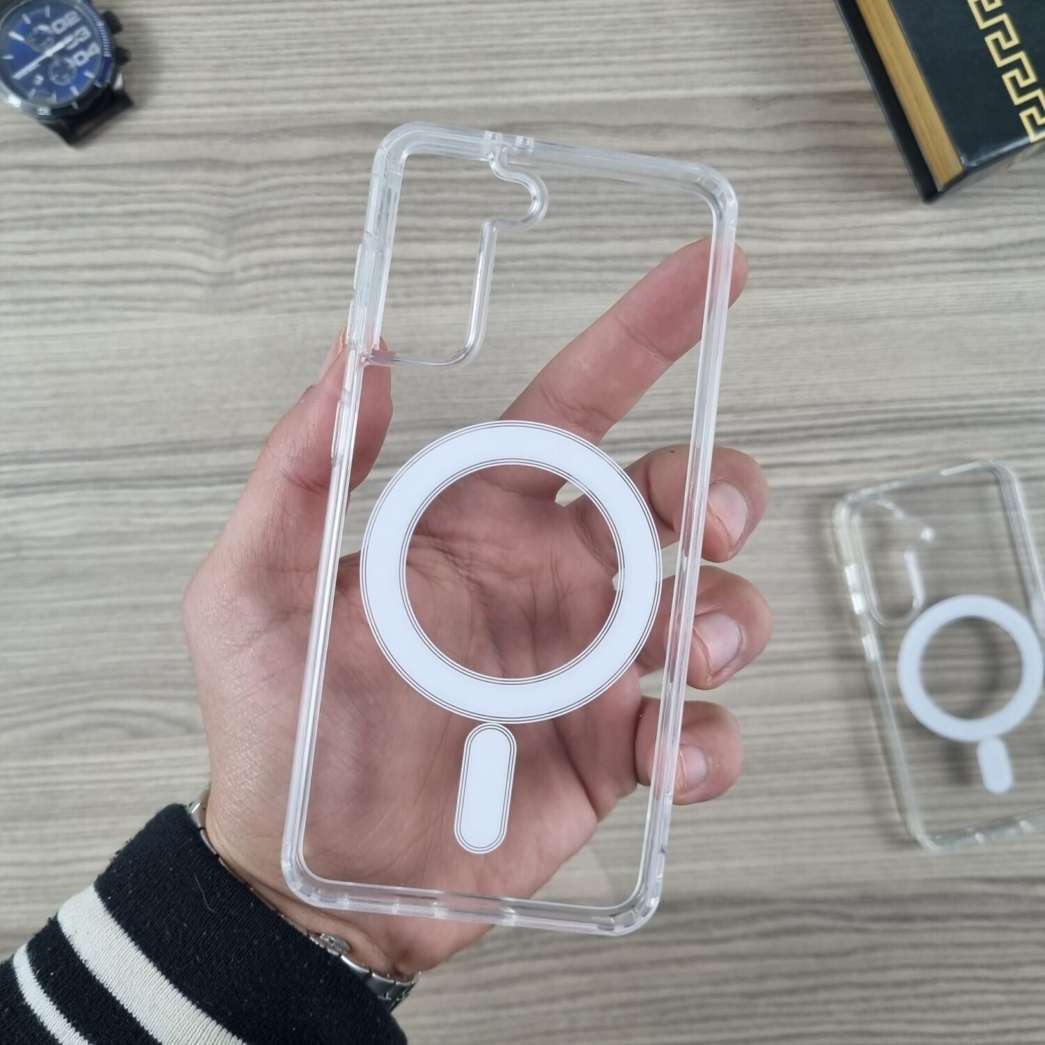 20241216_133754 Galaxy S21 - Coque Transparente Magsafe