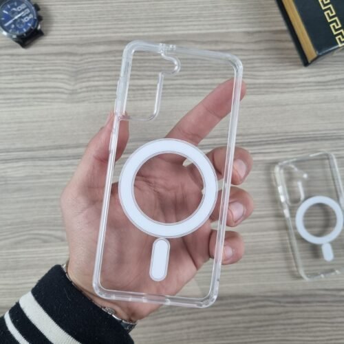 20241216_133754 Galaxy S21 - Coque Transparente Magsafe
