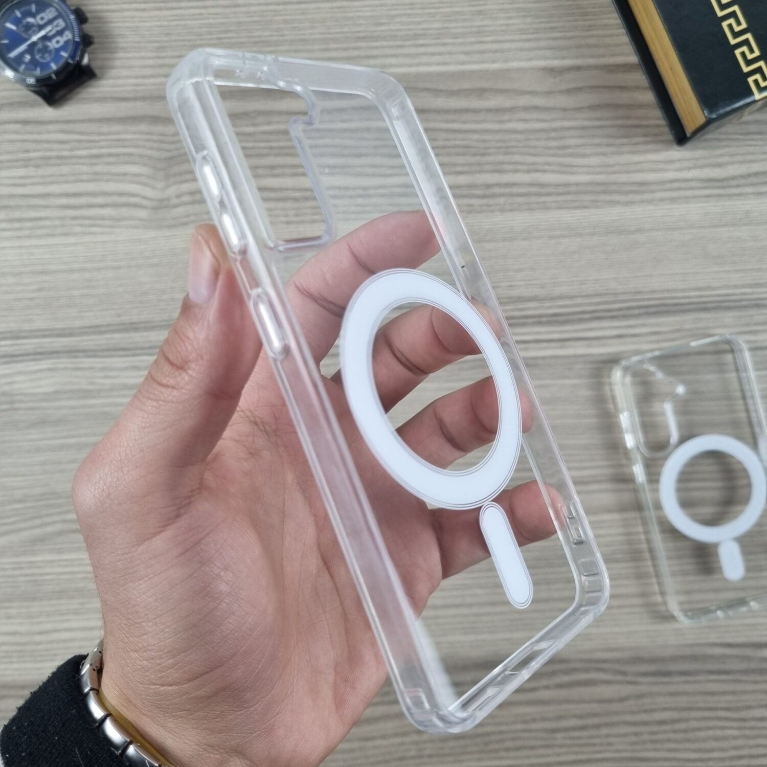 20241216_133759 Galaxy S21 - Coque Transparente Magsafe