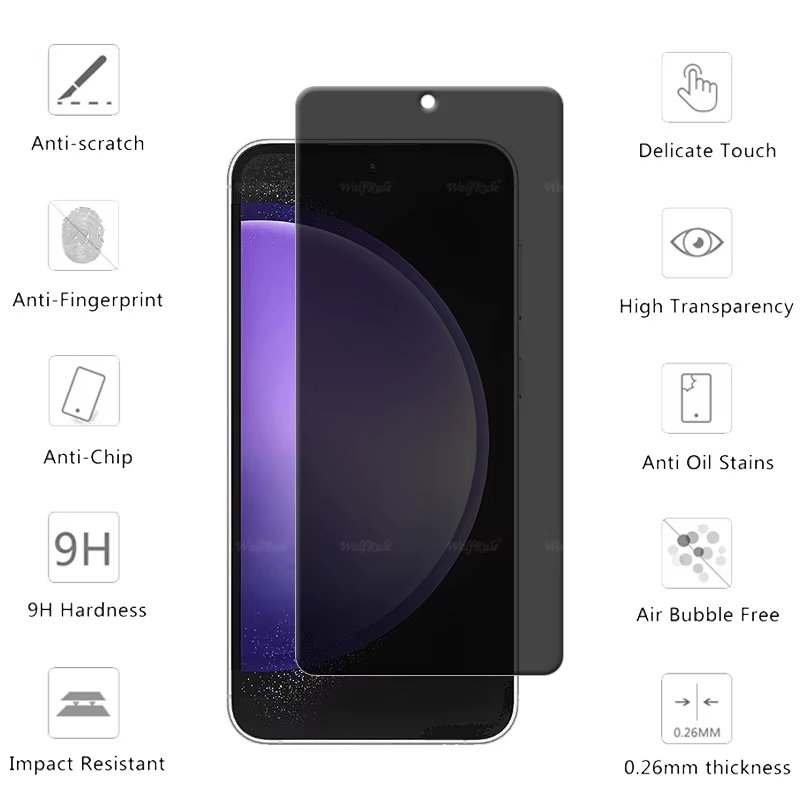 Galaxy S25  - Protection d'écran Anti-Espion en Verre ( Glass )