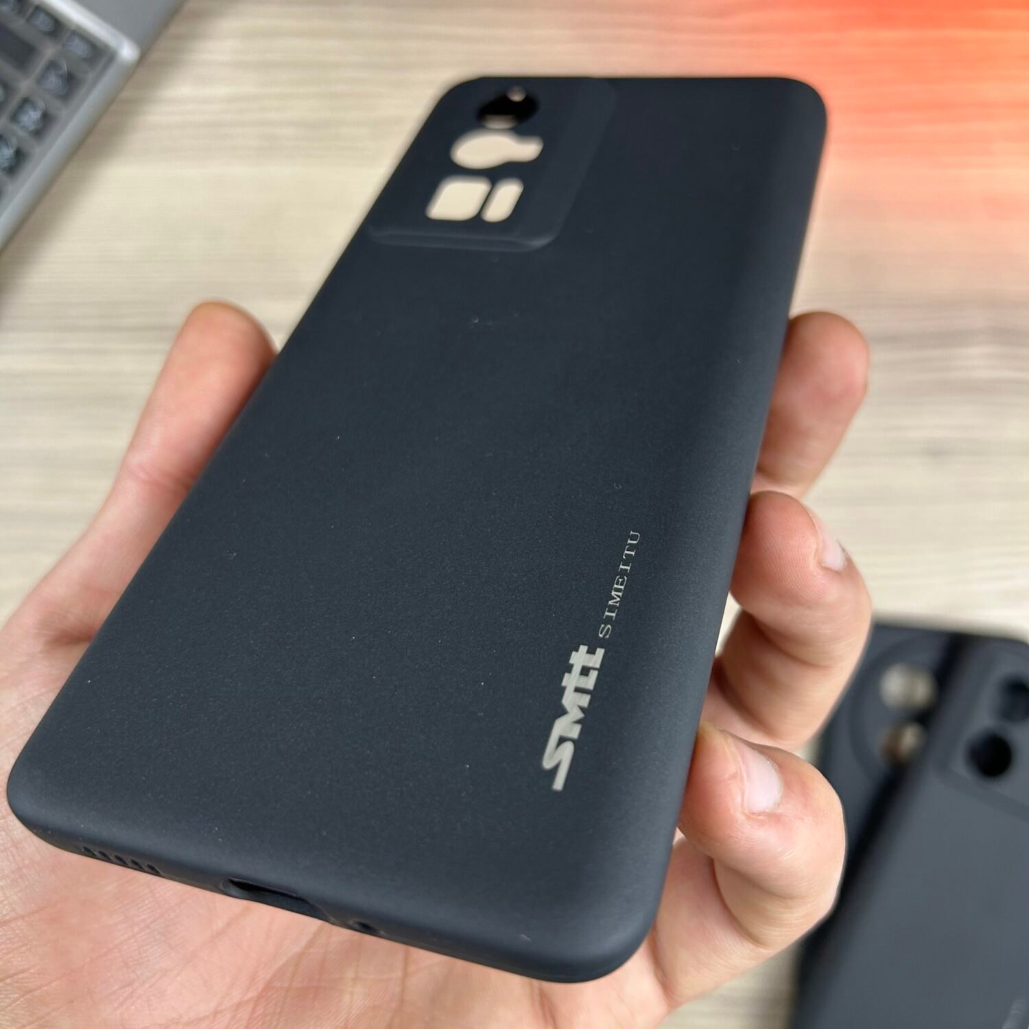 Poco F5 Pro- Coque en Silicone Noir Originale SIMEITU