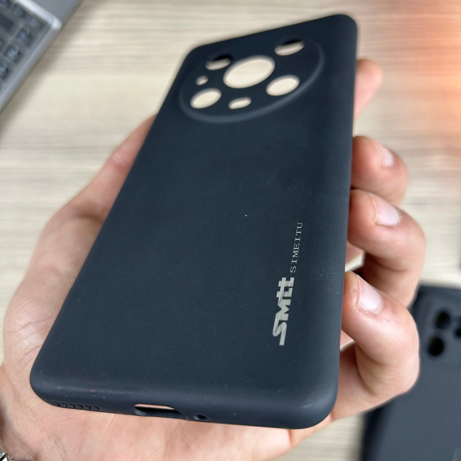 Honor Magic 4 Pro - Coque en Silicone Noir Originale SIMEITU