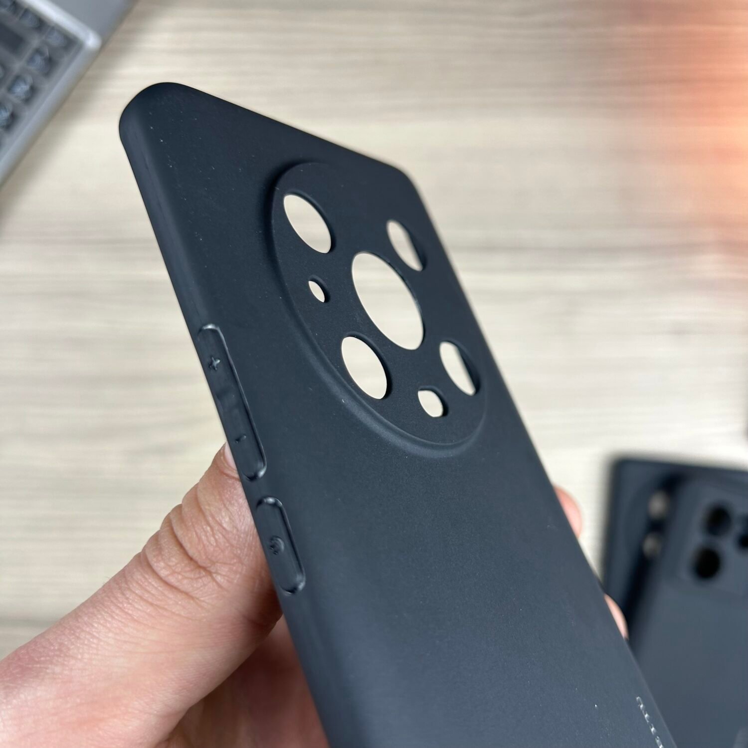 Honor Magic 4 Pro - Coque en Silicone Noir Originale SIMEITU