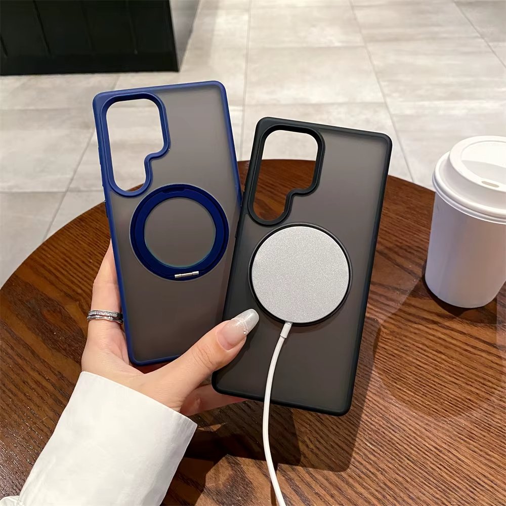 Galaxy S25 Ultra - Coque Haut de Gamme Fumée Magsafe Avec Support