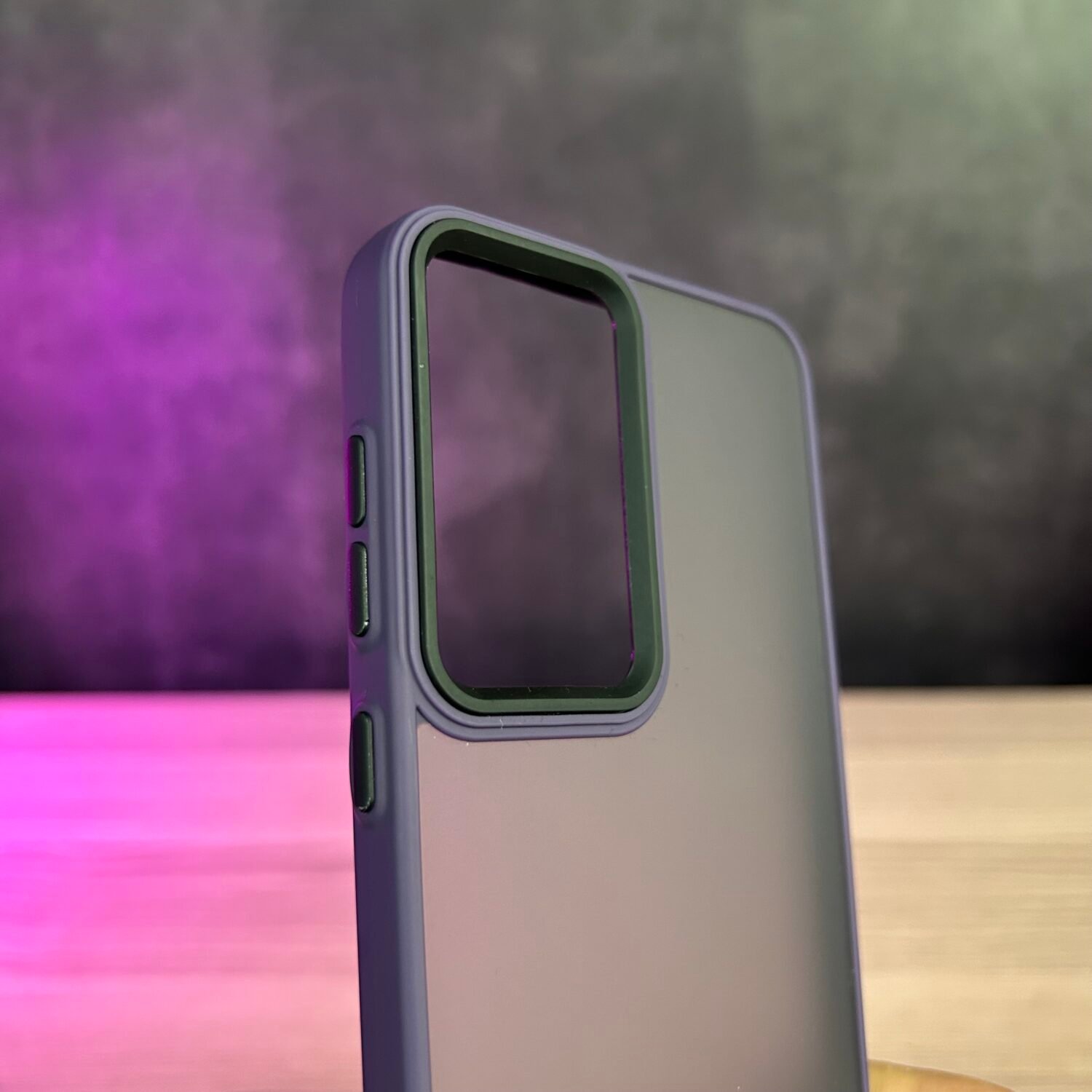 Galaxy S24 Fe - Coque Transparente en Silicone Fumé Avec Bordure Mat