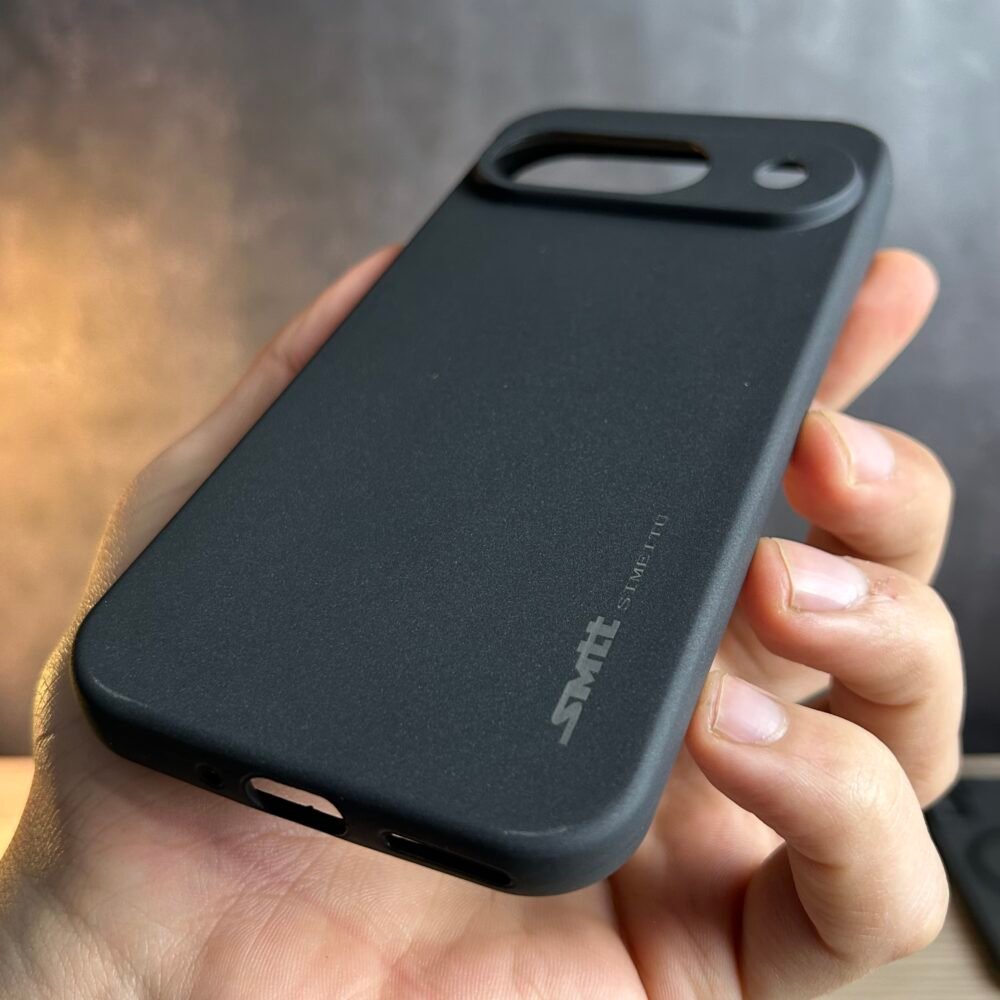 Pixel 9 - Coque en Silicone Noir Originale SIMEITU