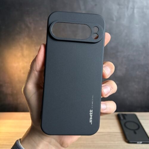 Pixel 9 Pro - Coque en Silicone Noir Originale SIMEITU