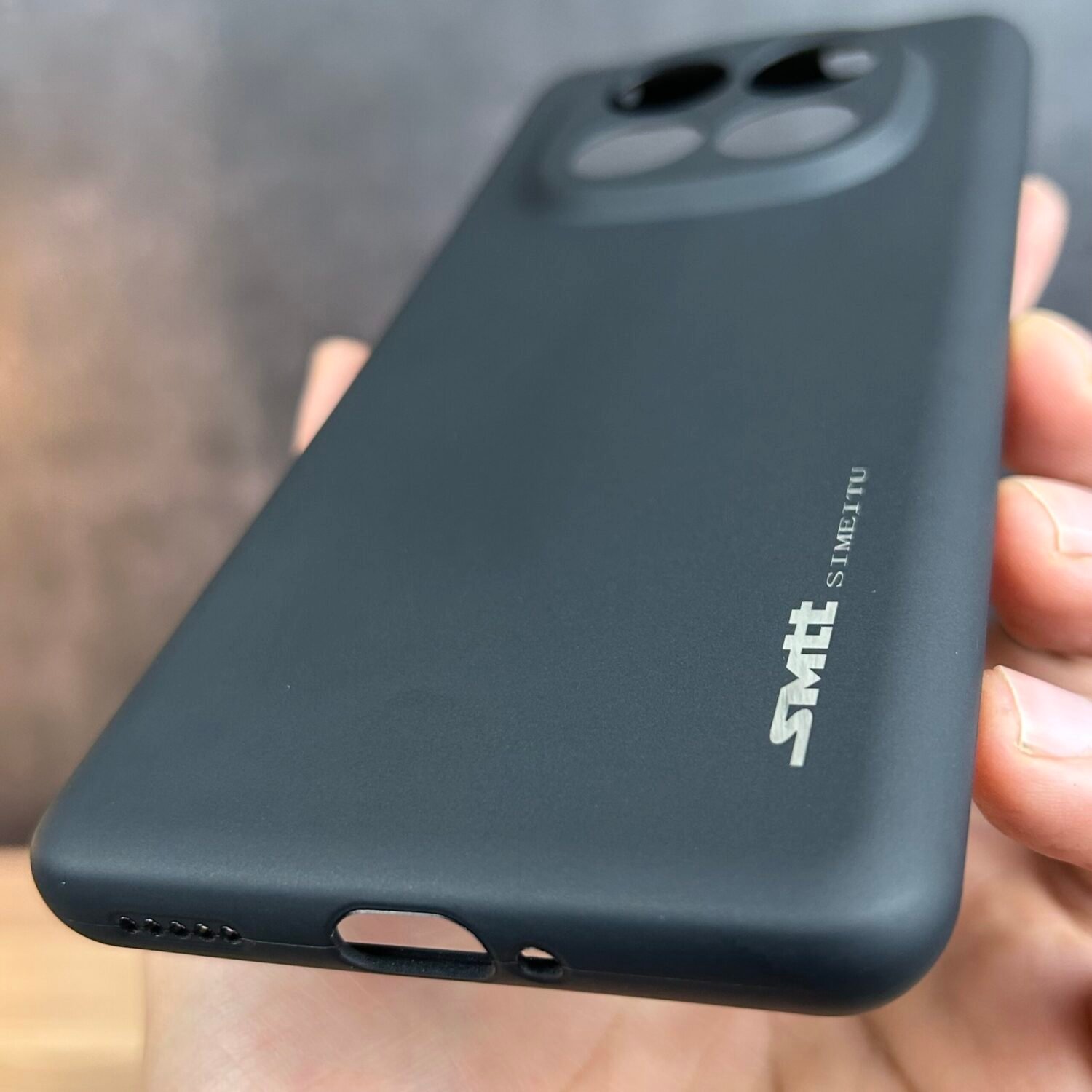 Poco X7 - Coque en Silicone Noir Originale SIMEITU